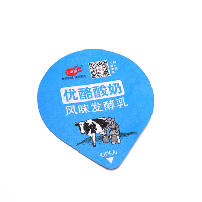 Tapa 72m m Dia Customized Heat Seal Lidding de la hoja del yogur del ODM del OEM del envasado de alimentos