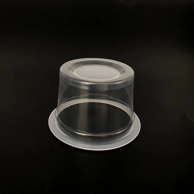 tazas plásticas de la salsa de 100ml 3.5oz de las tazas del postre helado transparente plástico disponible del yogur