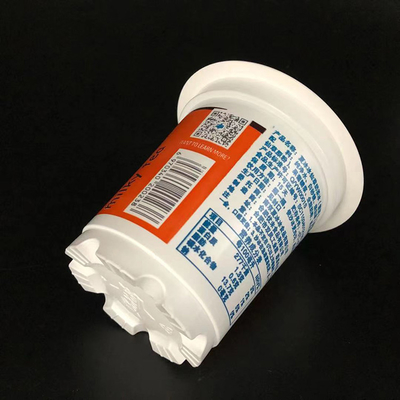 la aduana 350ml imprimió la taza plástica del yogur del helado