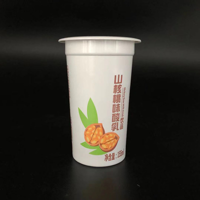 taza plástica disponible de los pp del yogur de la bebida 150ml con Logo Printing