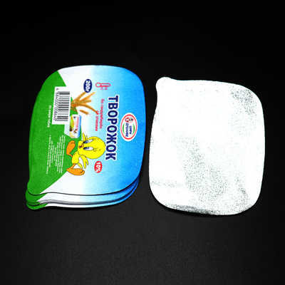 tapas 76m m verdes del papel de aluminio de 88m m para la taza del picosegundo de la soldadura de CPP del yogur