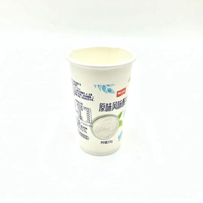 7 peso amistoso disponible de Eco 70m m OD 7.5g de la taza de papel del yogur de la onza