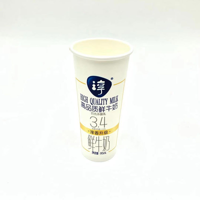 Categoría alimenticia de papel congelada del ODM 6oz PP PE de la taza del yogur del individuo biodegradable