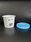 Impresión IML de yogur de plástico de 180 ml con tapa de papel de aluminio y tapa de plástico