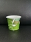 Impresión IML de 150 ml de yogur de plástico con tapa de papel de aluminio y tapa de plástico