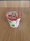 Taza de yogur de plástico de 150 ml con tapa de papel y tapa de plástico
