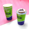 Taza de papel biodegradable impresa 4oz disponible 6oz del yogur para el helado
