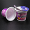 3 OEM de encargo de Logo Food Packaging de la taza del helado de la taza 100ml del yogur de los PP de la onza
