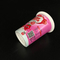 tazas del yogur 125ml con las tazas plásticas de la categoría alimenticia de las tapas para los postres
