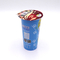 tazas plásticas heladas de un sólo recinto del té de la leche 500g con Logo Lids And Straws