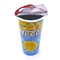 tazas plásticas heladas de un sólo recinto del té de la leche 500g con Logo Lids And Straws