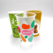 tazas plásticas del té de la leche de 360ml 700ml con las tazas frías de Logo Printed Milkshake Clear Frosted