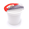 taza plástica congelada 32oz del yogur 330ml con la tapa del papel de aluminio de un sólo recinto