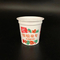 Tazas plásticas del helado de la taza del yogur de la etiqueta de la funda con las tapas 3oz