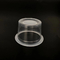 Jalea plástica redonda transparente del bocado de la taza 100ml del envase de plástico de la forma única de los PP