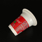 Las tazas de café plásticas disponibles de Oripack 250g la tapa biodegradable de la hoja del helado Alu