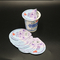 ácido anti reciclable de las tapas del yogur de la hoja de 38mic los 7.4cm para la taza plástica conservar frescura